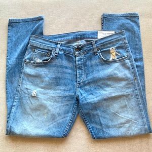 Rag & Bone Standard Issue Jeans Fit 2 Slim Leg 34